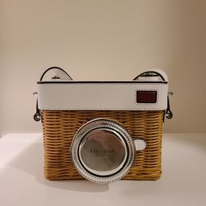 Kate Spade Novelty Wicker Camera Bag